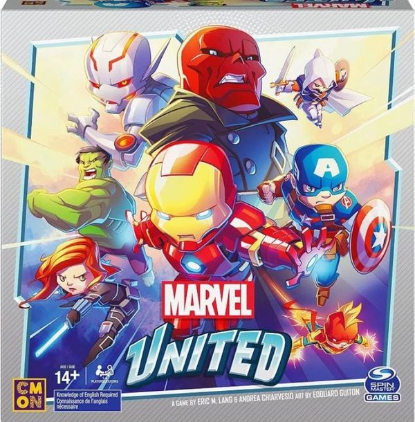 Jogo de Tabuleiro-Marvel United-Galapagos