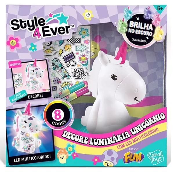 Style 4Ever Decore Luminaria Unicornio FUN