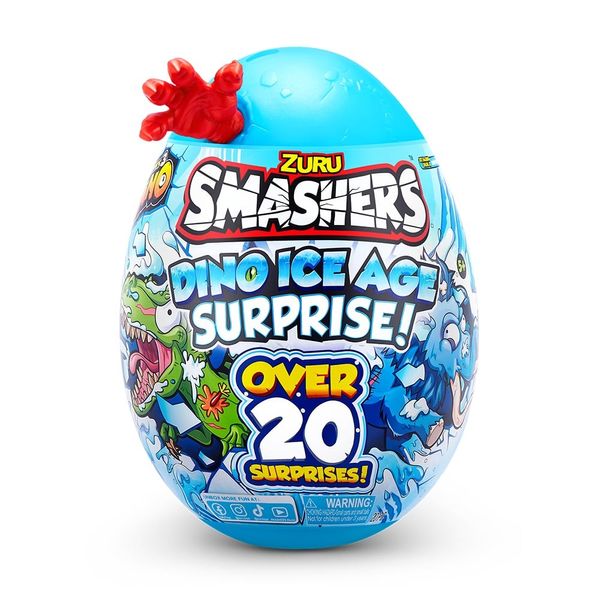 Smashers Ovo Dino Ice Surpresa- Vermelho - Fun Divirta-se