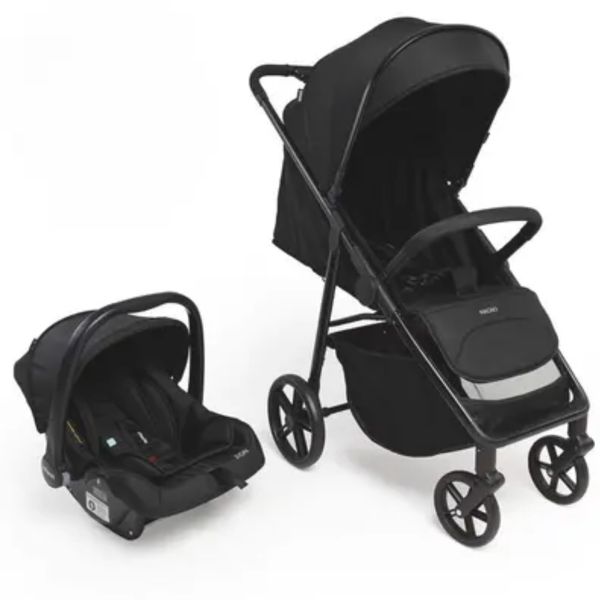 CARRINHO DE BEBE TS MAGNO DUO INFANTI PRETO INFINITO - INFANTI