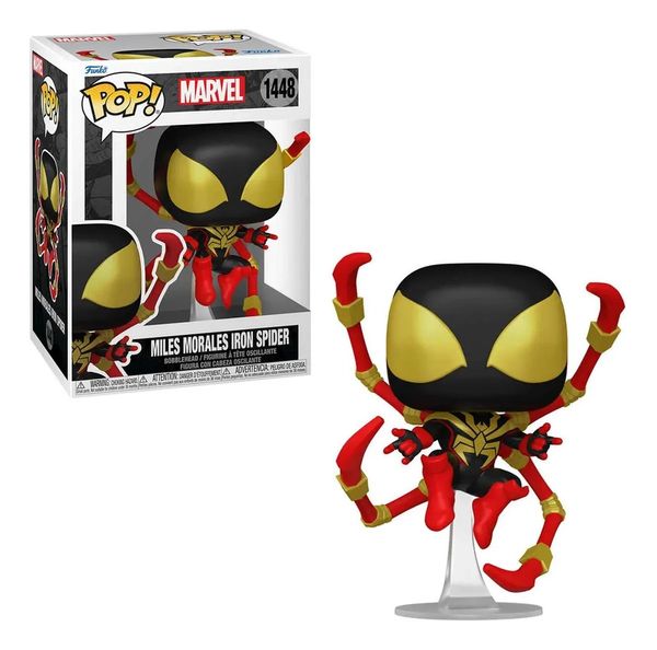 Funko Pop Miles Morales Iron Spider 1448 Comics HQ