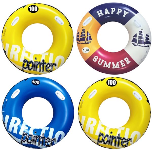 Kit 4 Boias Infantil Adulto Cintura Circular 100Cm Diâmetro