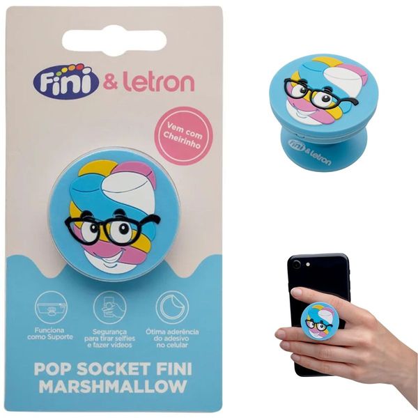 POP SOCKET APOIO DE CELULAR MARSHMALLOW FINI - LETRON