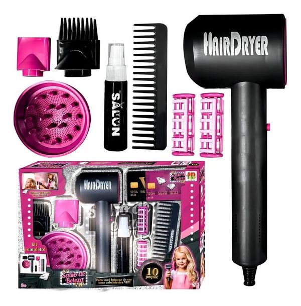 Kit Infantil Salão de Beleza Vip DM Toys - DMT7101