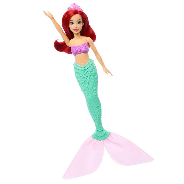 Boneca Articulada - Disney - Princesas - Ariel Sereia - Com Cauda Rosa - Mattel