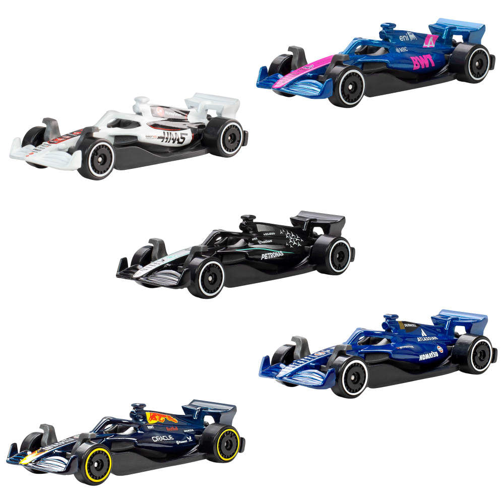 Conjunto De Veículos - Hot Wheels - Modelos Sortidos - Com 5 Carros - Mattel
