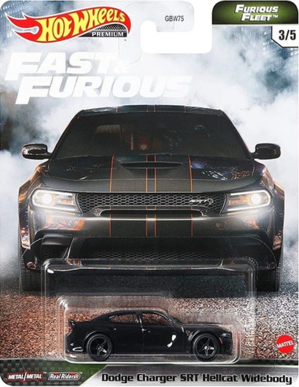 Hot Wheels Veloses E Furiosos Dodge Charger Hellcat 1magnus Preto