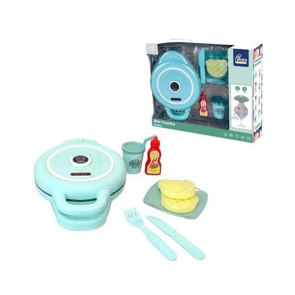 Brinquedo Mini Cozinha Infantil Máquina de Waffle