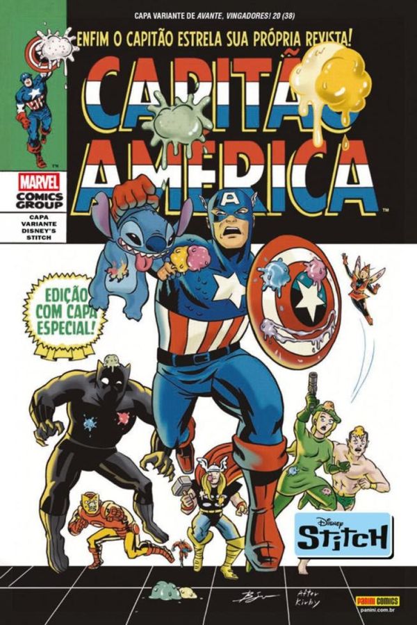 Avante, Vingadores! (2022) Vol. 20/38 - Capa Variante Stitch