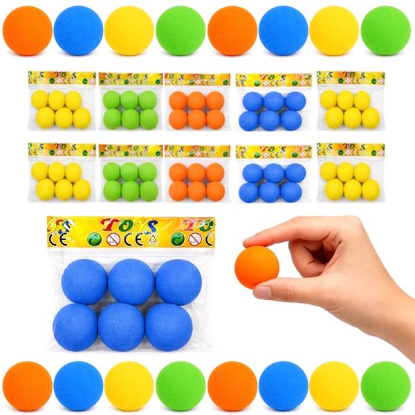 60 Bolinhas de Espuma EVA Munição p/ Lançador Nerf Pressão