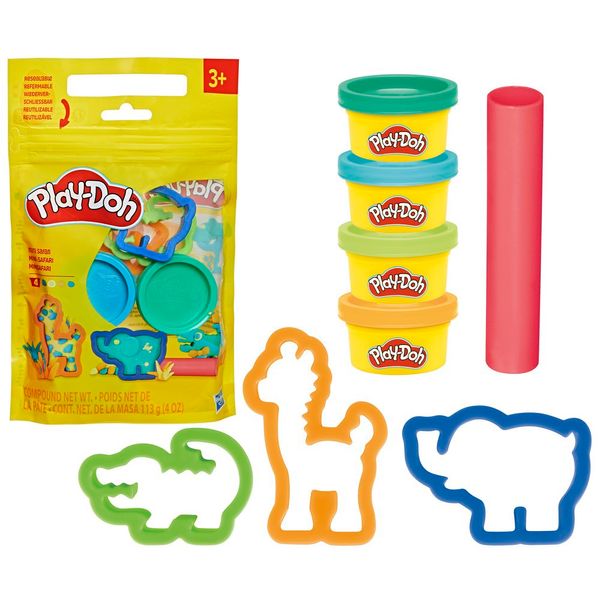 Conjunto Massa De Modelar - Play Doh - Mini Safari - Hasbro
