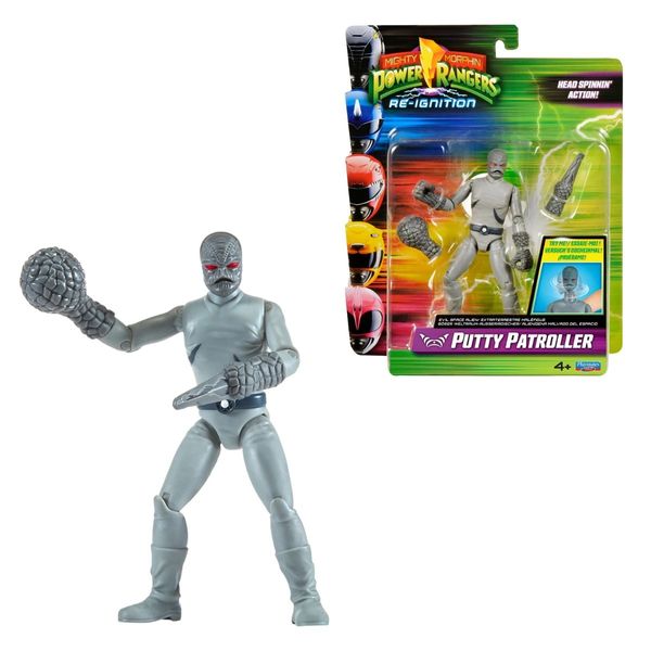 Boneco Putty Patroller Power Rangers Sunny Articulado Com Acessórios 13cm