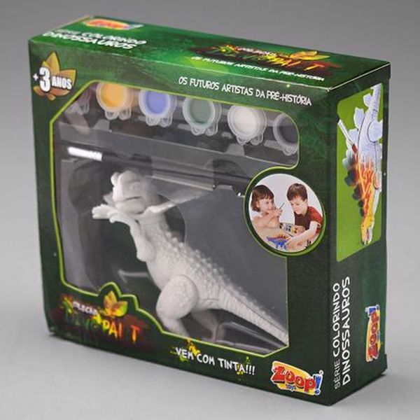 Dinossauro Velociraptor - Coleção Dino Paint