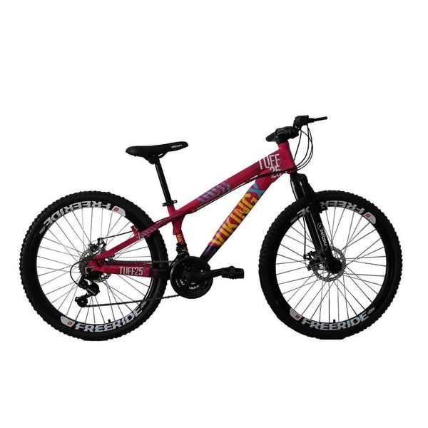 Bicicleta Freeride Aro 26 Freio a Disco 21 Vel. VikingX