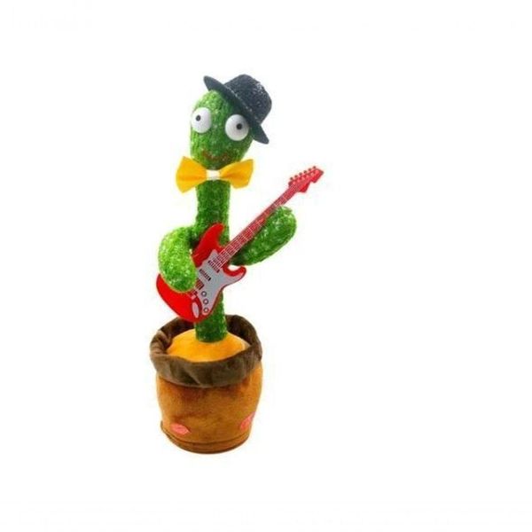 Cacto Dançante Falante Toca Música Repete A Fala Brinquedo