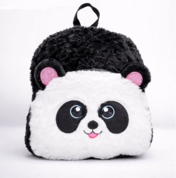 Mochila Passeio Escolar Panda Pelúcia