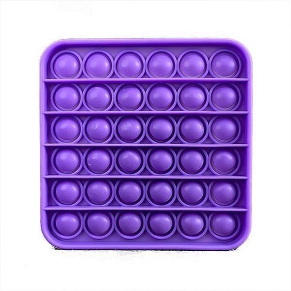 Pop It Quadrado Anti Ansiedade Roxo