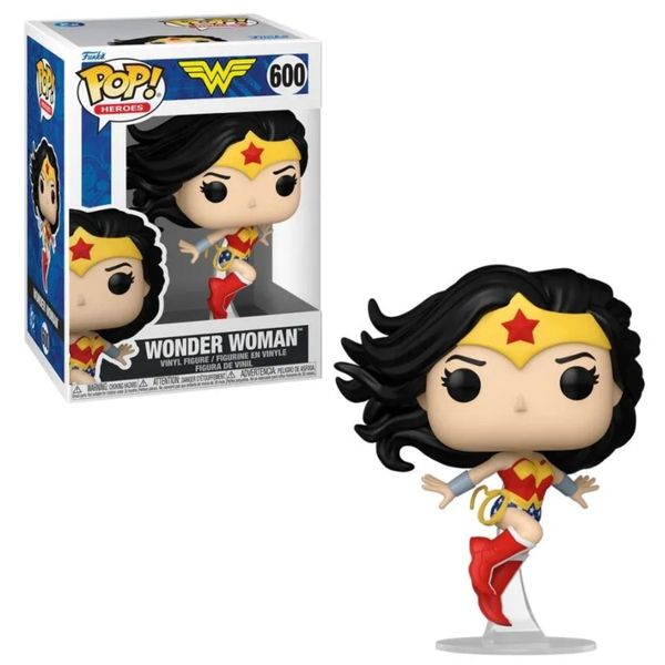 Boneco Funko Pop Mulher Maravilha 600 DC Comics Clássico Original Figura Licenciada