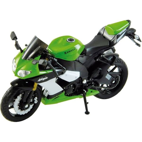 Miniatura Moto Kawasaki Ninja ZX-10R 2009 Coleção Mix1:18 Welly