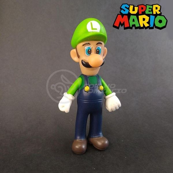 Kit Boneco Colecion. Luigi Super Mario 13Cm + Caneca