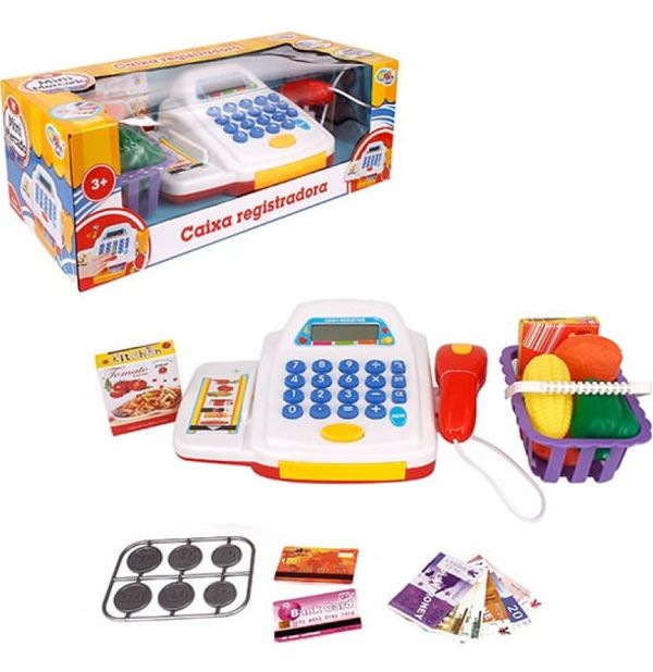 Caixa Registradora Infantil - Wellkids - BRANCO