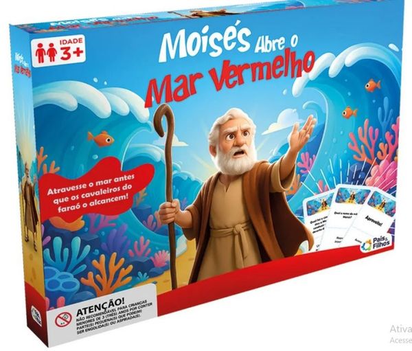 JOGO MOISES ABRE O MAR VERMELHO - PAIS E FILHOS