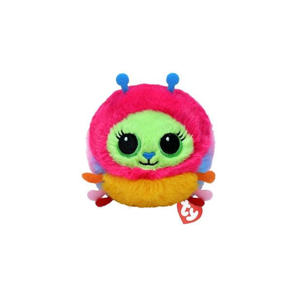 Pelúcia Centopeia Crystal TY Beanie Bouncers Colorida Macia Bolinha Original