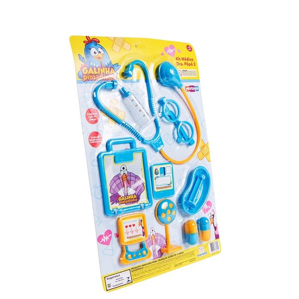 GALINHA PINTADINHA - KIT MEDICO DRA POPO II - YES TOYS