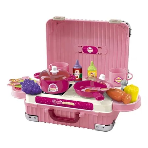 Maleta Cozinha Divertida com Acessórios DM Toys DMT0262