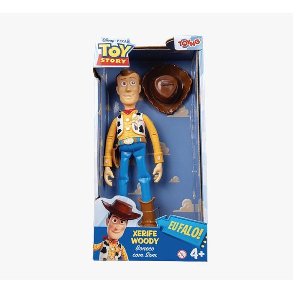 BONECO WOODY TOY STORY COM SOM 26CM - TOYNG