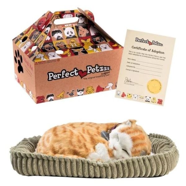 PELUCIA AFETIVA GATO MALHADO ORANGE TABBY PERFECT PETEZZZ - IMEX