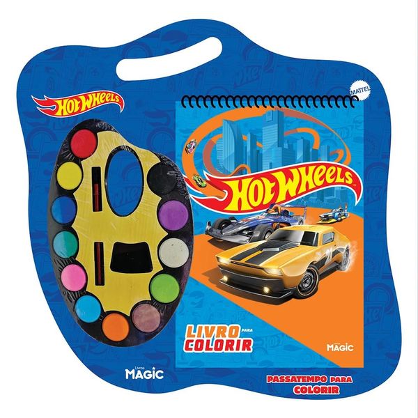HOT WHEELS - PASSATEMPO PARA COLORIR - MAGIC KIDS