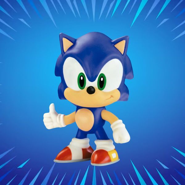 Boneco Colecionável Fandom Box Sonic The Hedgehog com Caixa Acrílica Licenciado