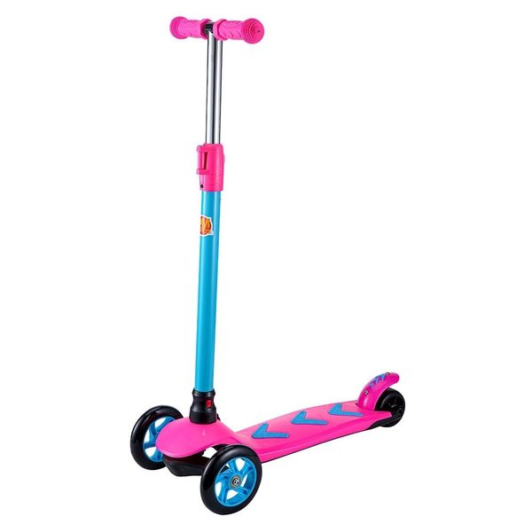 Patinete Infantil 3 Rodas Slim Seta Radical Rosa DM Toys DMR0009 RS