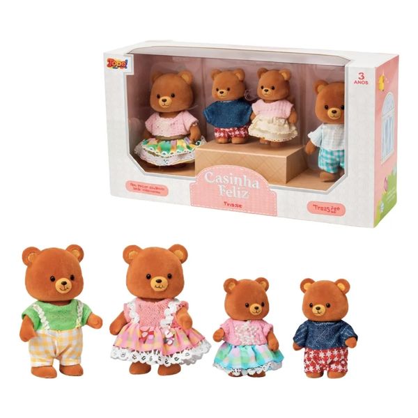 CASINHA FELIZ FAMILIA URSO - ZOOP TOYS