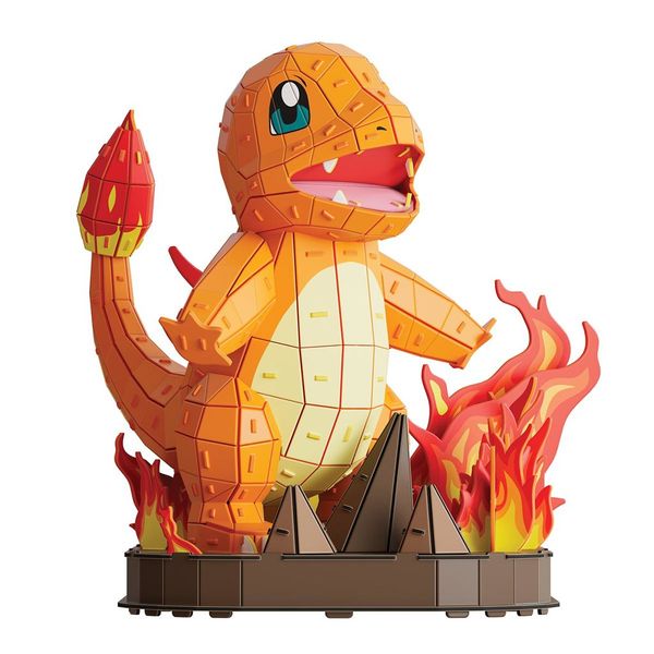 Quebra-Cabeça 3D - 4D Build - Pokémon - Charmander - 241 Peças - Sunny