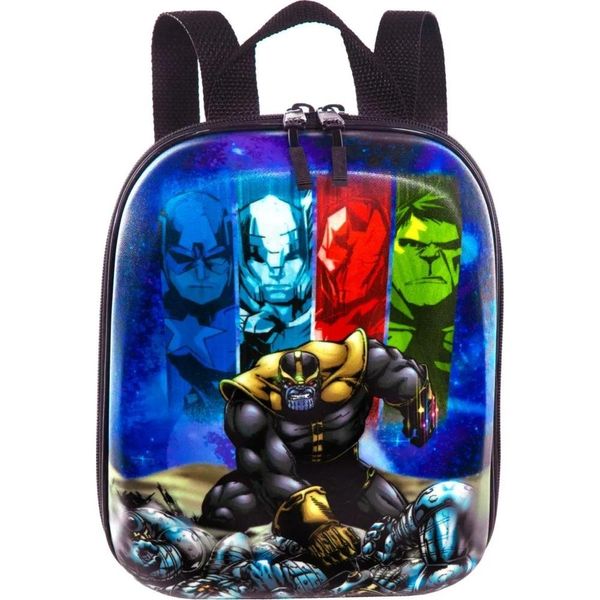 Mochila Pequena Maxtoy Avengers Colorida Único