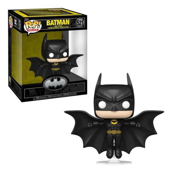 Funko Pop Deluxe Batman 85 Anos Voando #521 DC Comics Figura Colecionável Oficial