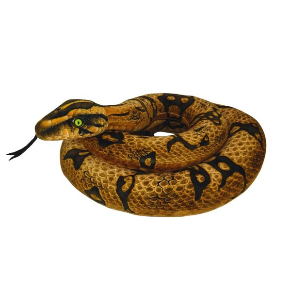Pelúcia Cobra Píton Gigante 3 Metros Realista Animal Selvagem