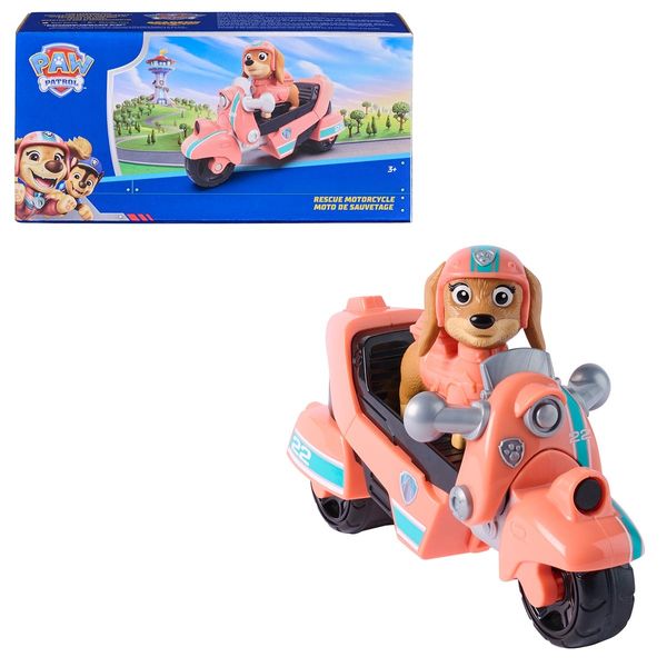 Boneco Liberty e Moto de Resgate - 15 cm - Patrulha Canina - Spin Master - Sunny