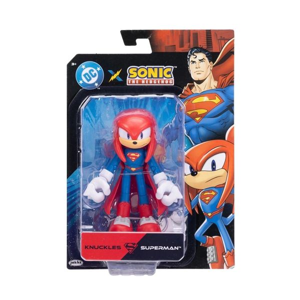 Figura Knuckles Superman 12cm - DC x Sonic 5063 Sunny
