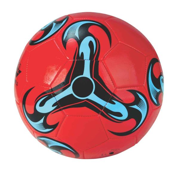 Bola De Futebol Spin, CKS Toys, Diversas Cores Para Escolher, Costurada Número 5 Vermelho