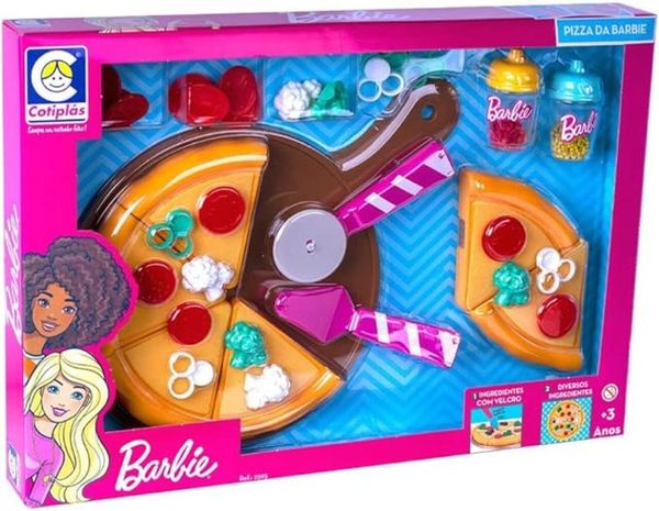 Brinquedo Pizza da Barbie Cotiplas - 2595