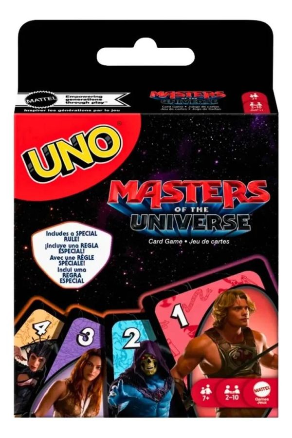 Jogo Uno Masters Of The Universe Mattel - JMF11