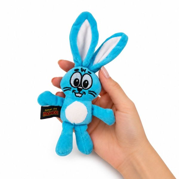 Chaveiro De Pelúcia Sansão Turma Da Mônica Plush Azul Para Mochila