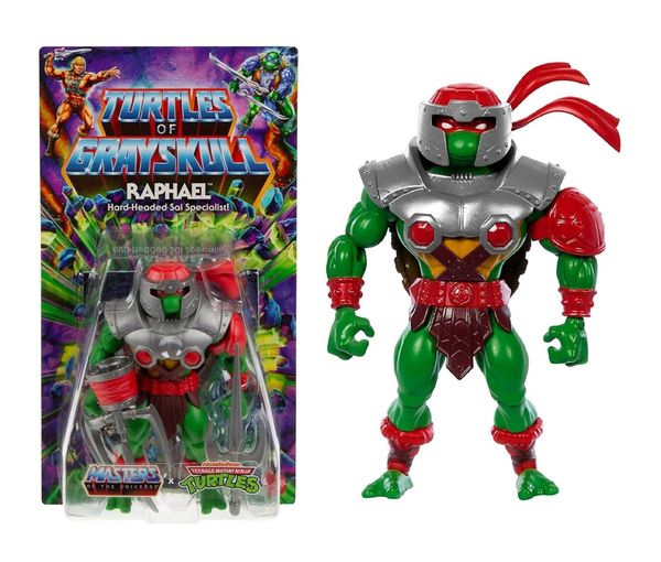 Boneco Articulado Raphael - Tartarugas de Grayskull - Mattel