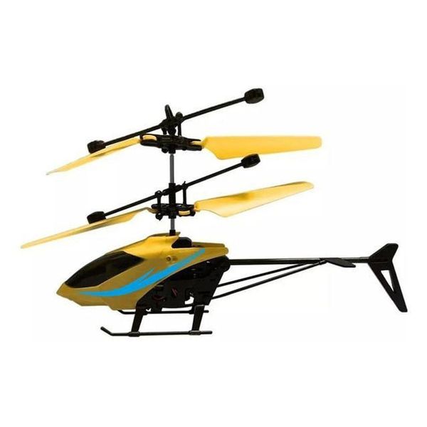 Helicóptero Drone Brinquedo Voa com Luz e Aproximação Infravermelha Tiktoys