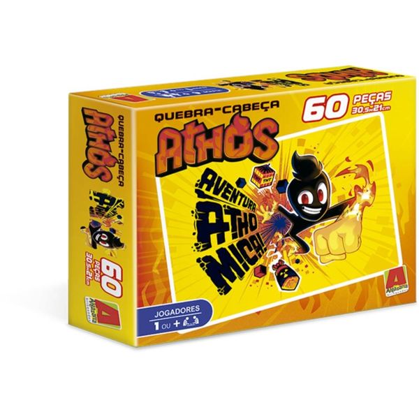 Quebra-Cabeça Athos Game 60 Peças Algazarra