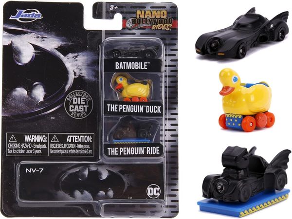 Batman - Nano Hollywood Rides - 1,65 Polegadas - Jada Toys