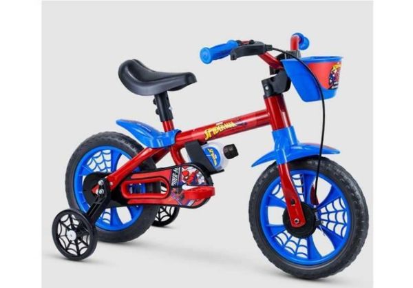 Bicicleta Aro 12 Spiderman 2 Nathor